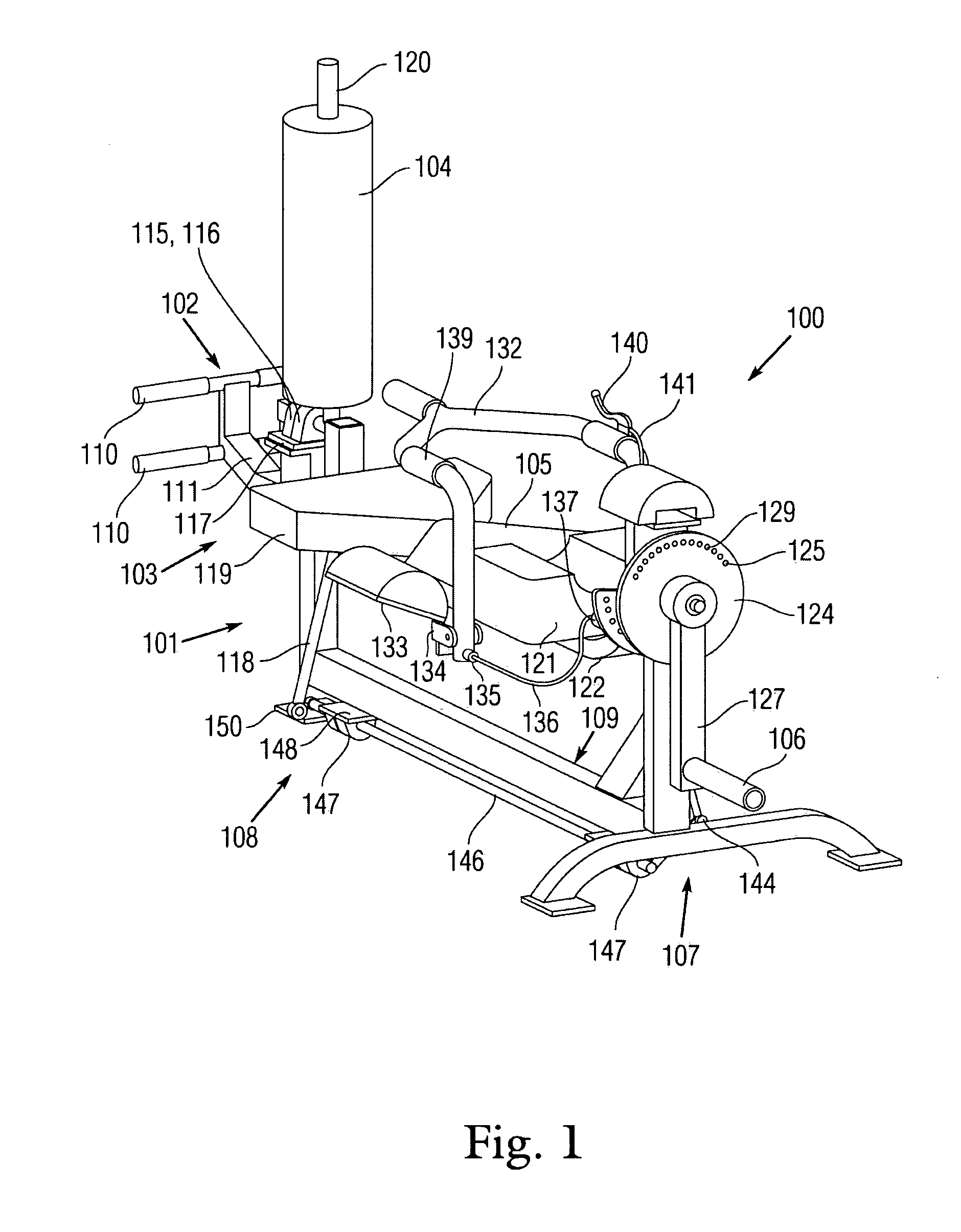 Dual rotation rotary torso exercise bench