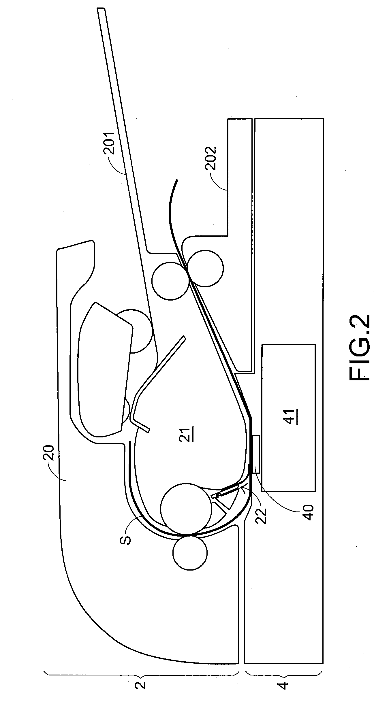 Automatic document feeder having detachable sheet-pressing slice