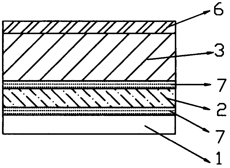 Rubber conducting plate with multi-layer structure and conducting particles