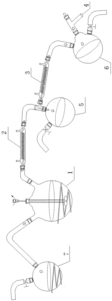 Method for continuous production of isosorbide and device used therefor