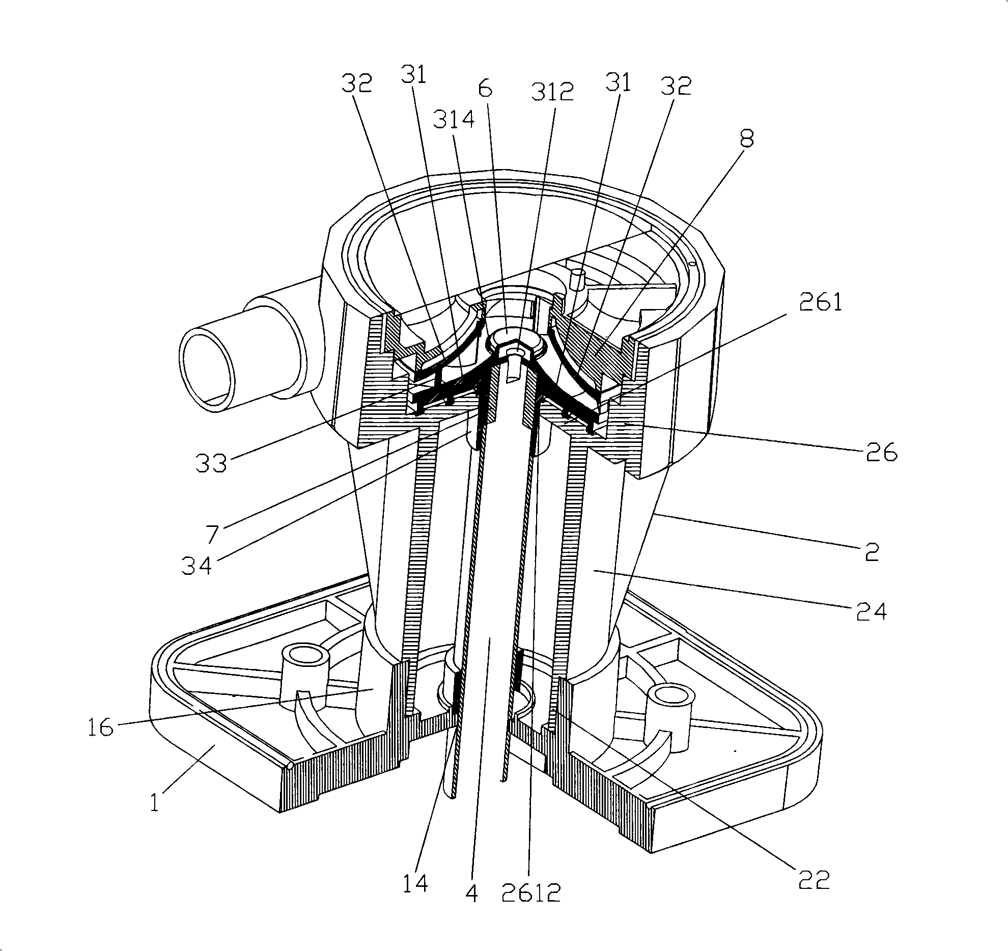 Chemical water pump