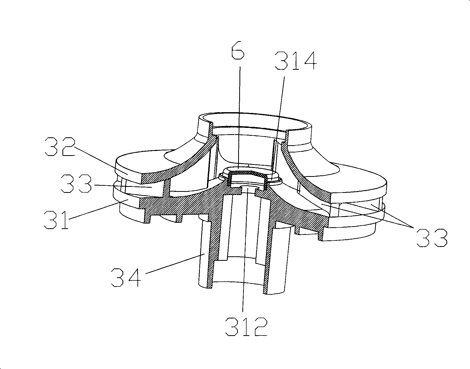 Chemical water pump