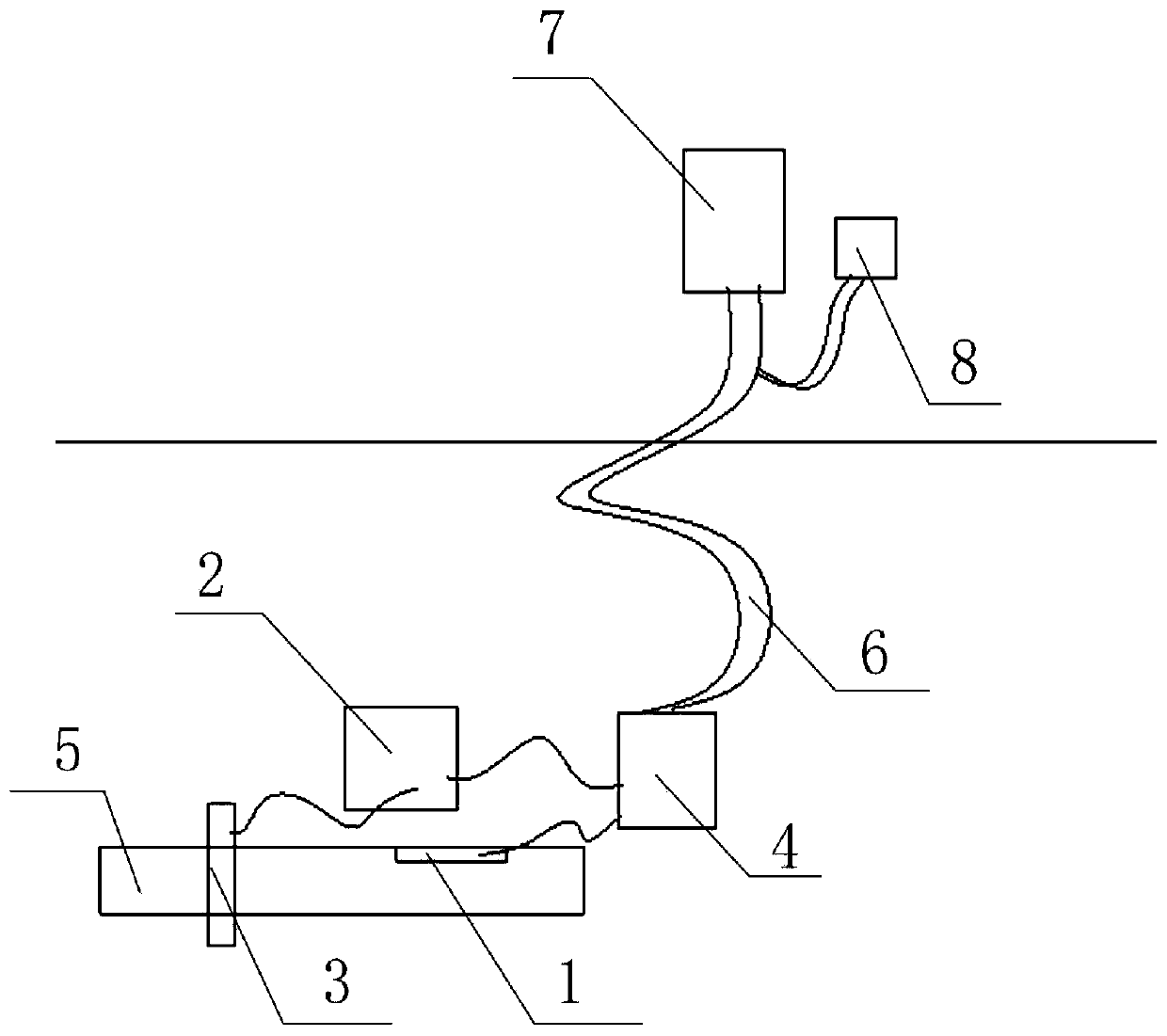 Low-pressure early-warning protection system for mining liquid carbon dioxide pipeline