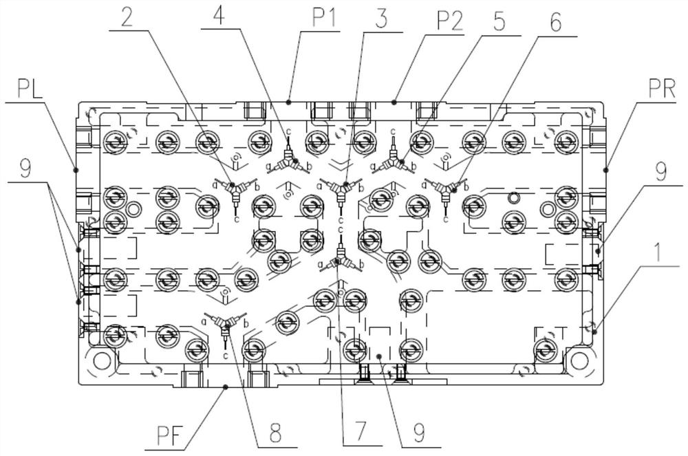 Cross-backup switch network for planar integrated ka-band for remote sensing sar radar