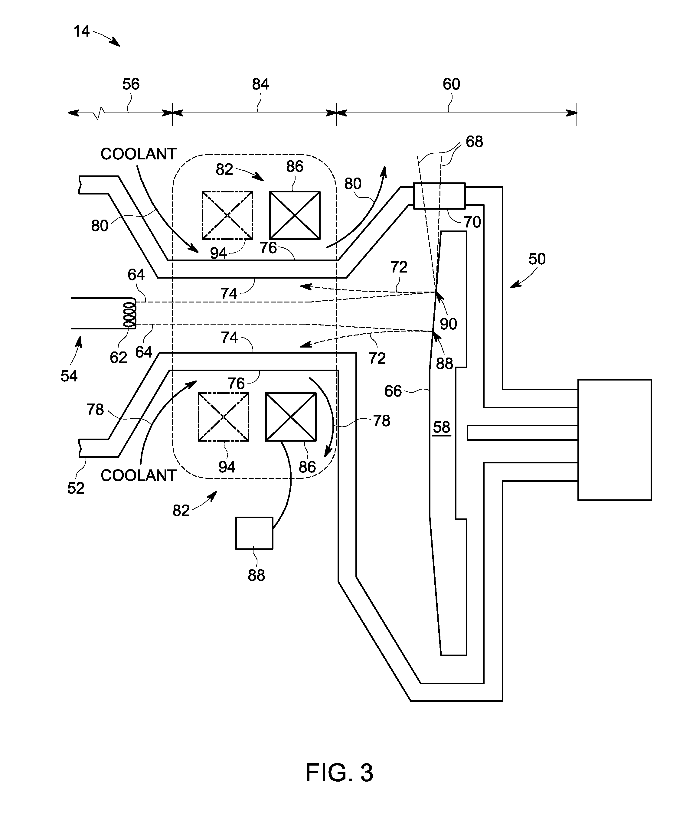 Apparatus and method for improved transient response in an electromagnetically controlled X-ray tube