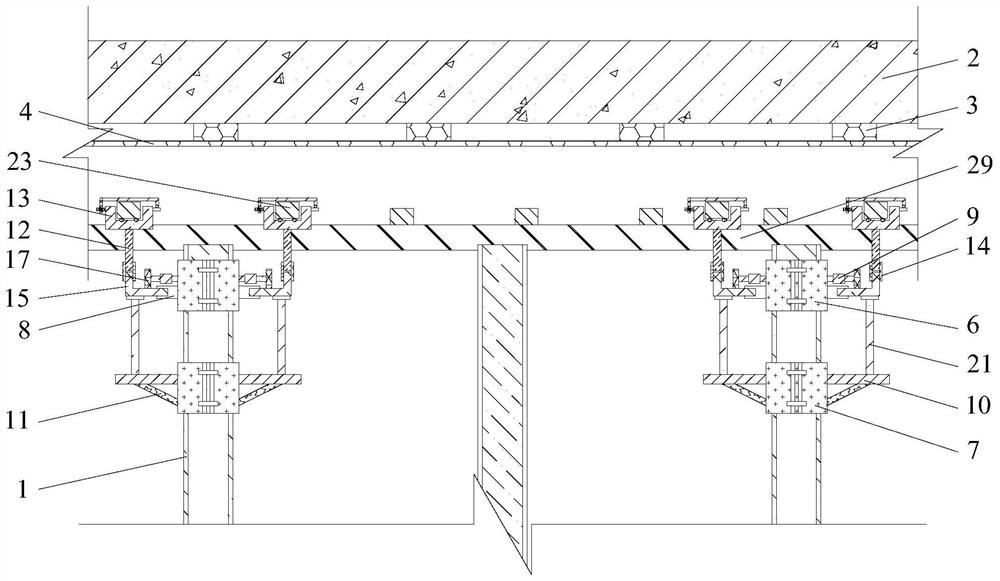 Construction method of removing support system of cast-in-place bridge steel pipe piles in water