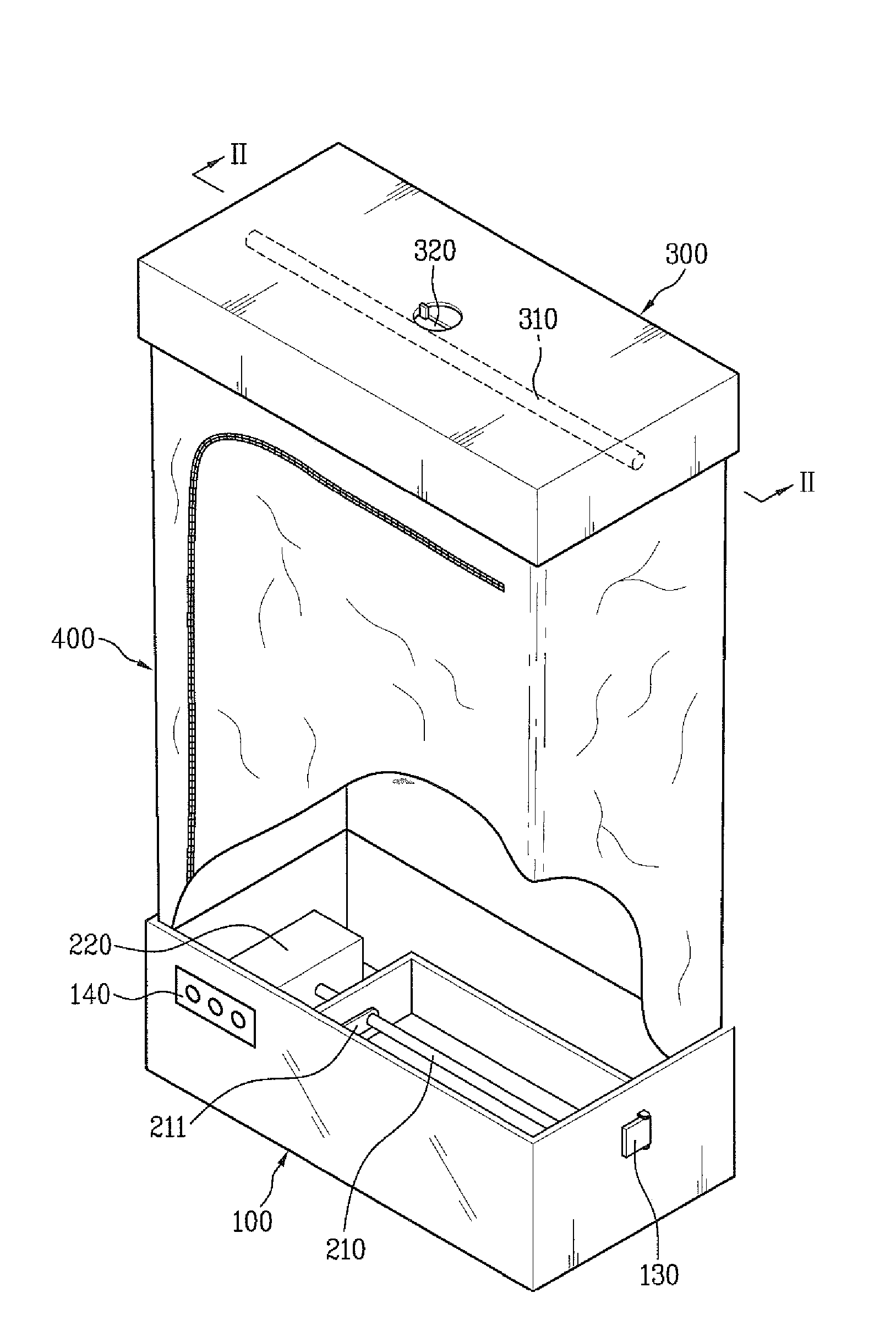 Refresher and Machine for Washing or Drying with the Same