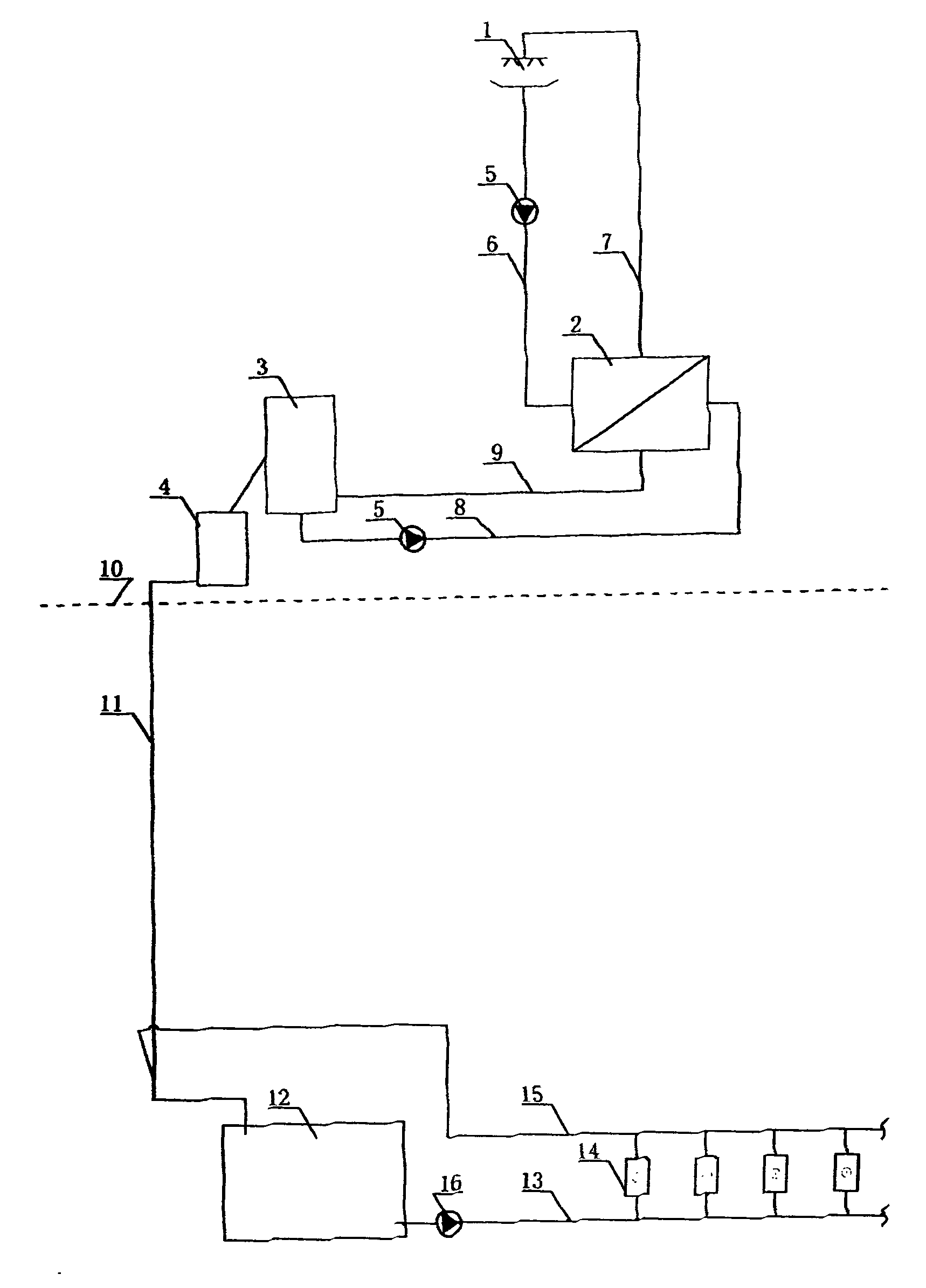 Vacuum ice-making, refrigeration and cooling system for mine shaft