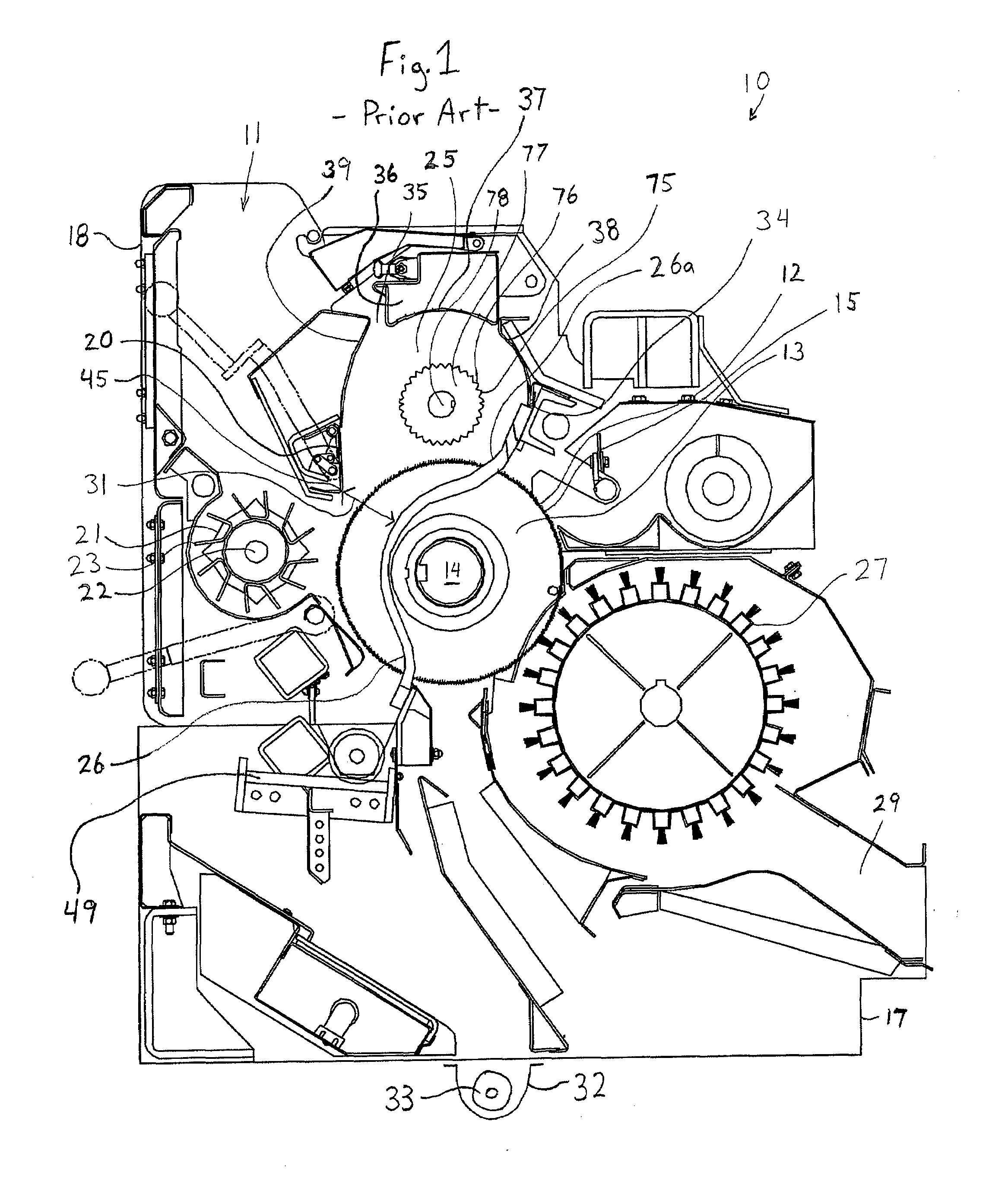 Gin Saw Stand With Adjustable Seed Roll Retaining Member