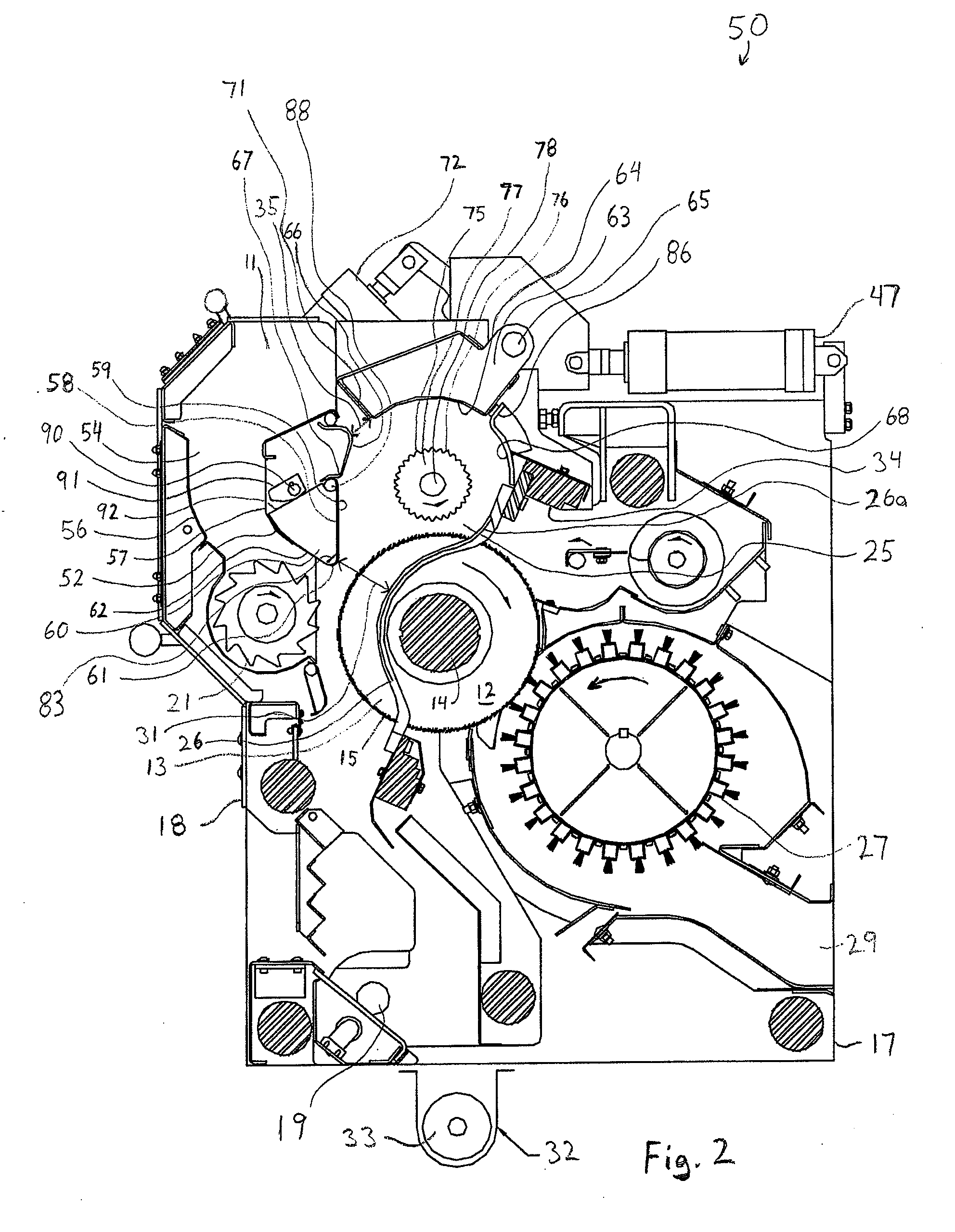 Gin Saw Stand With Adjustable Seed Roll Retaining Member