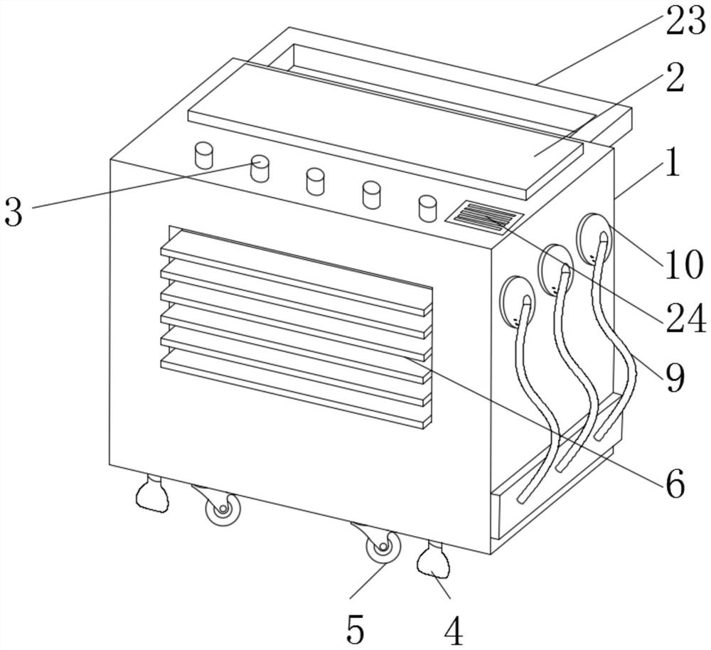 Pesticide leakage monitoring device capable of performing pretreatment