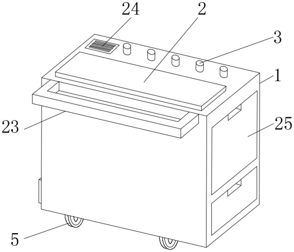 Pesticide leakage monitoring device capable of performing pretreatment