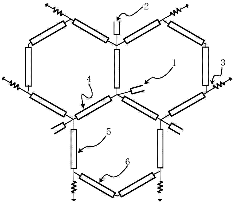 Tripartite Odd Structure Power Divider/Combiner