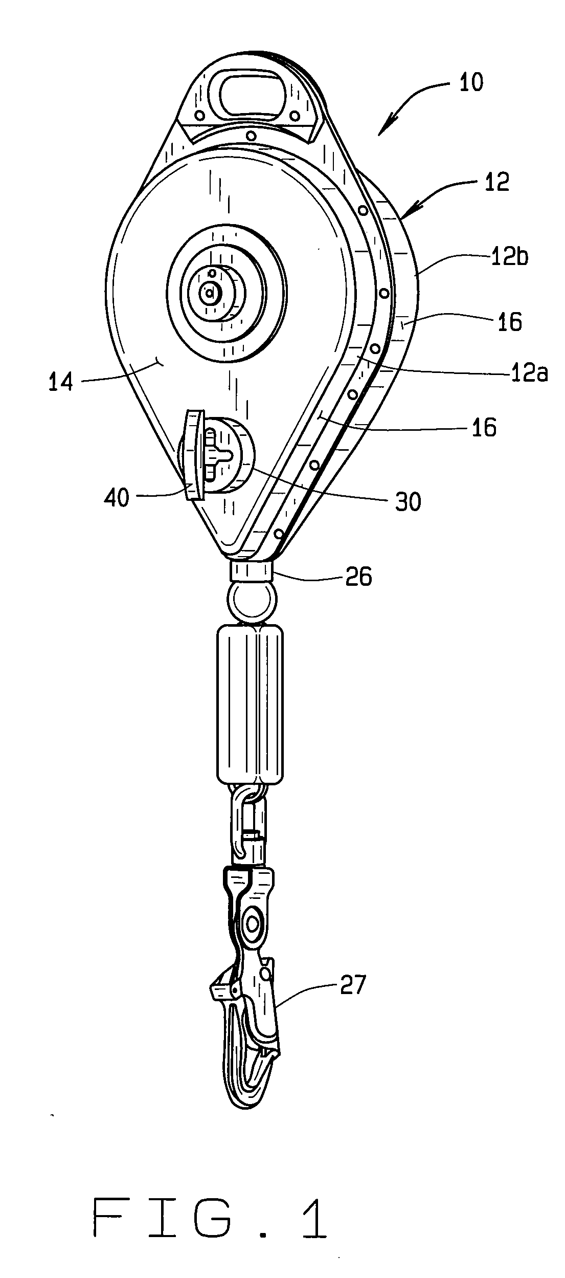 Cable reel lock for fall arrestor