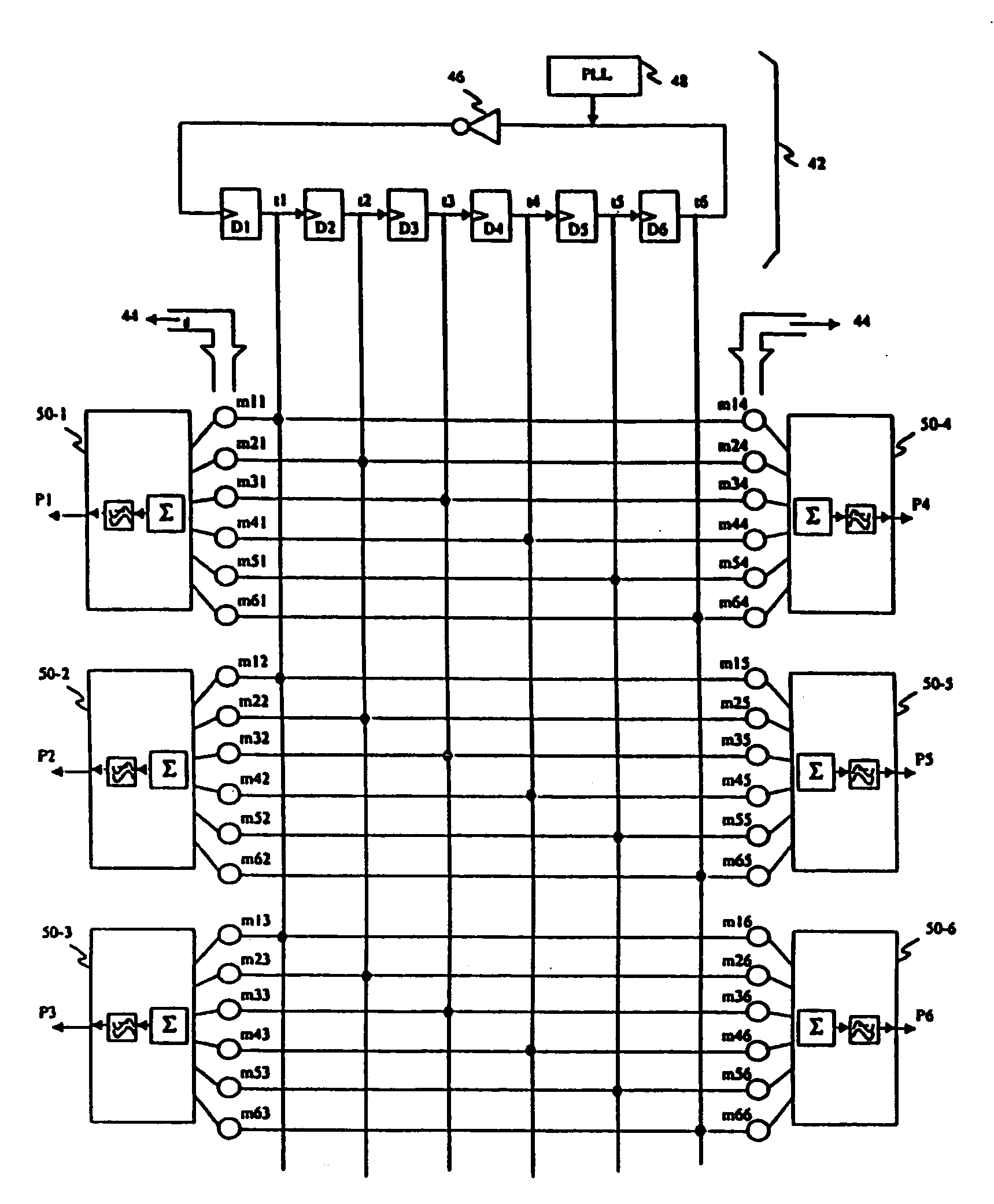 Phase rotator and data recovery receiver incorporating said phase rotator