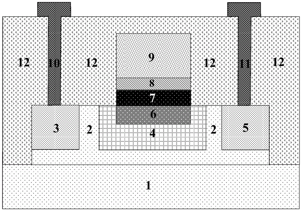 Low subthreshold swing high withstand voltage insulated gate tunneling transistor and method of making the same