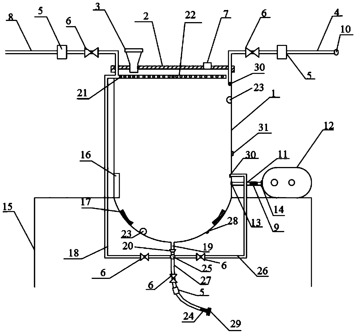 Hemodialysis concentrated solution preparation device