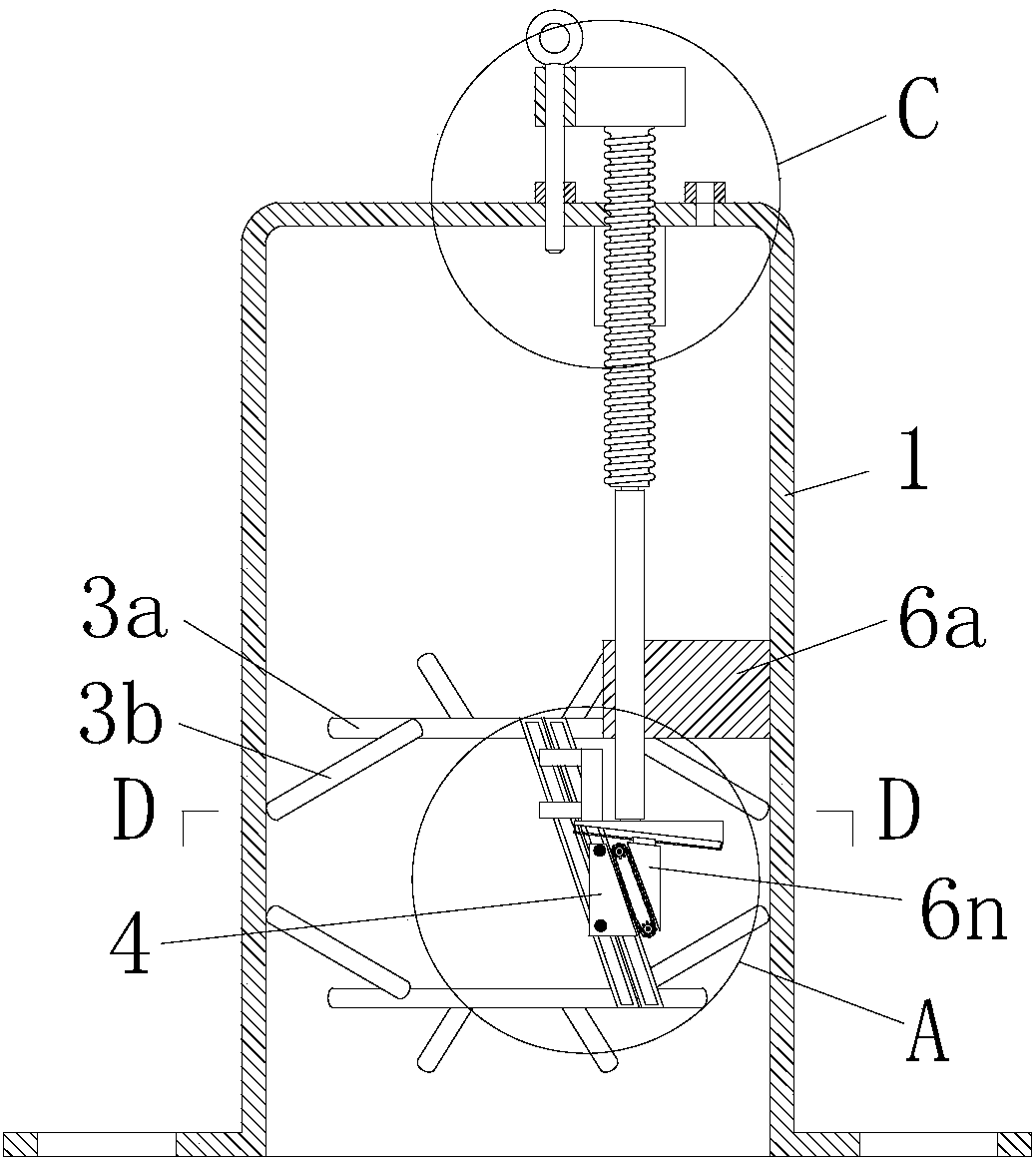 Adjustable vibration cylinder structure