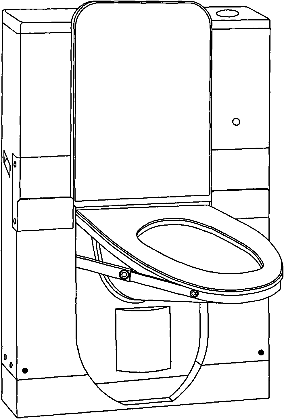 Foldable electrical pedestal pan