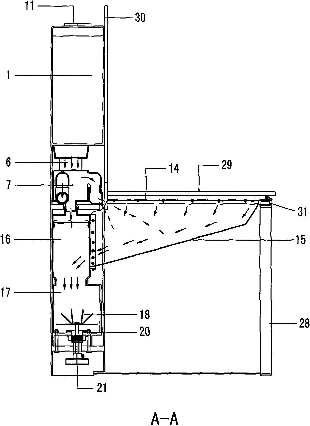 Foldable electrical pedestal pan