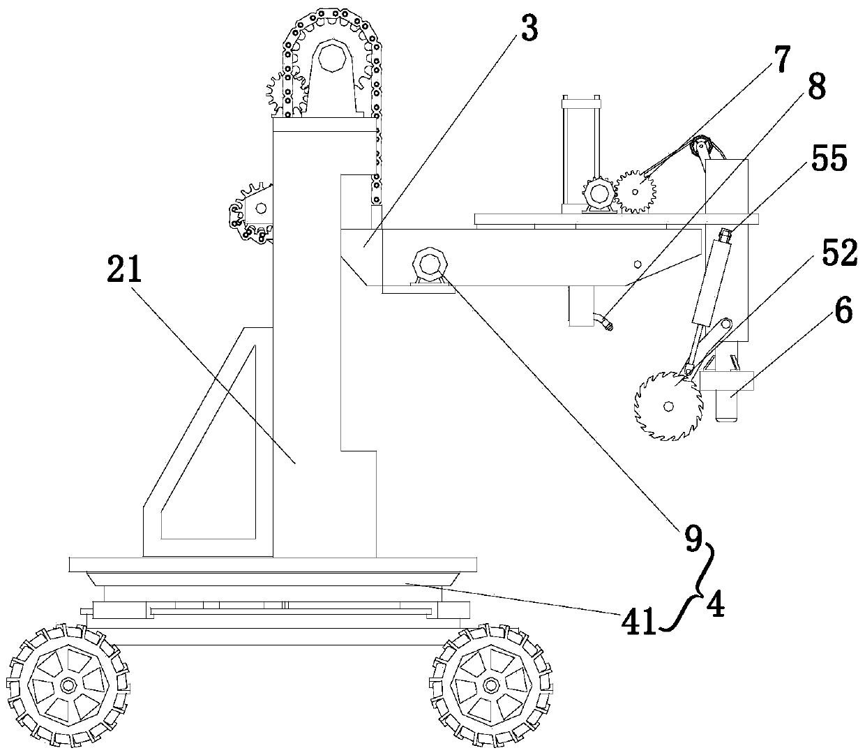 Electrolytic cell formed crust breaking device