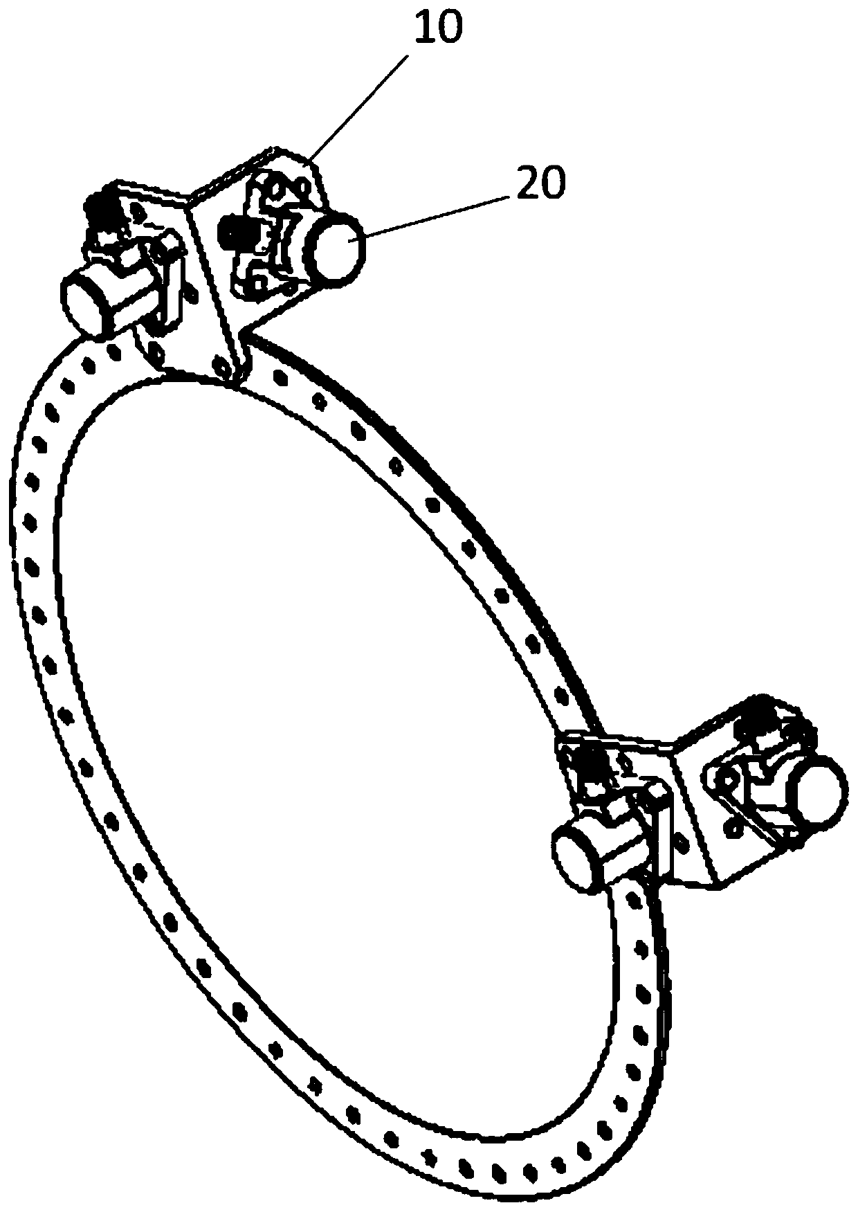 Non-contact vibration measuring device for aero-engine blade