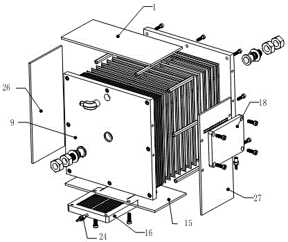 Self-circulating brown gas electrolysis module