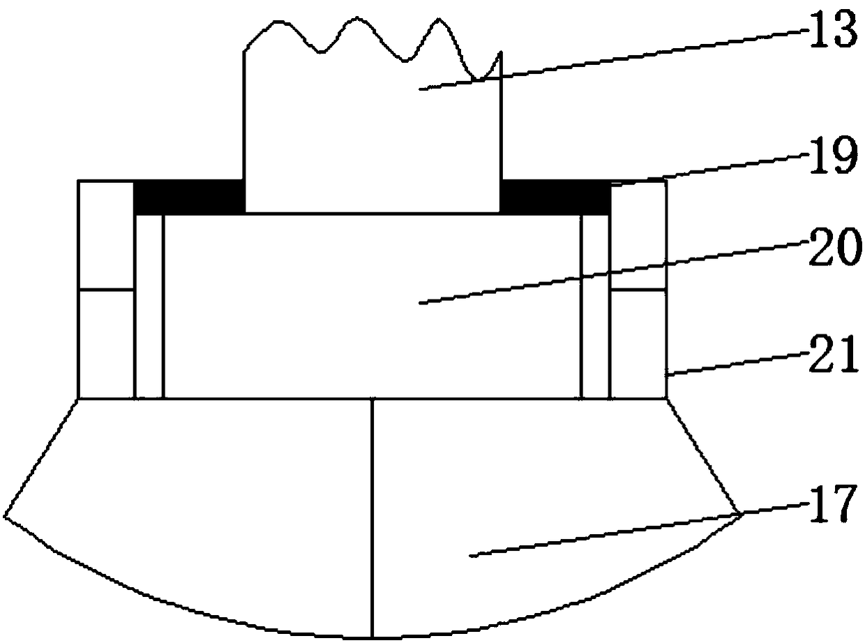 Liquefying device of rock candy