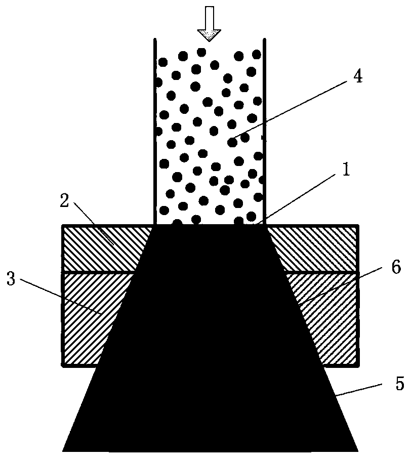 A kind of array target and manufacturing method of x-ray source for electron beam scanning ct