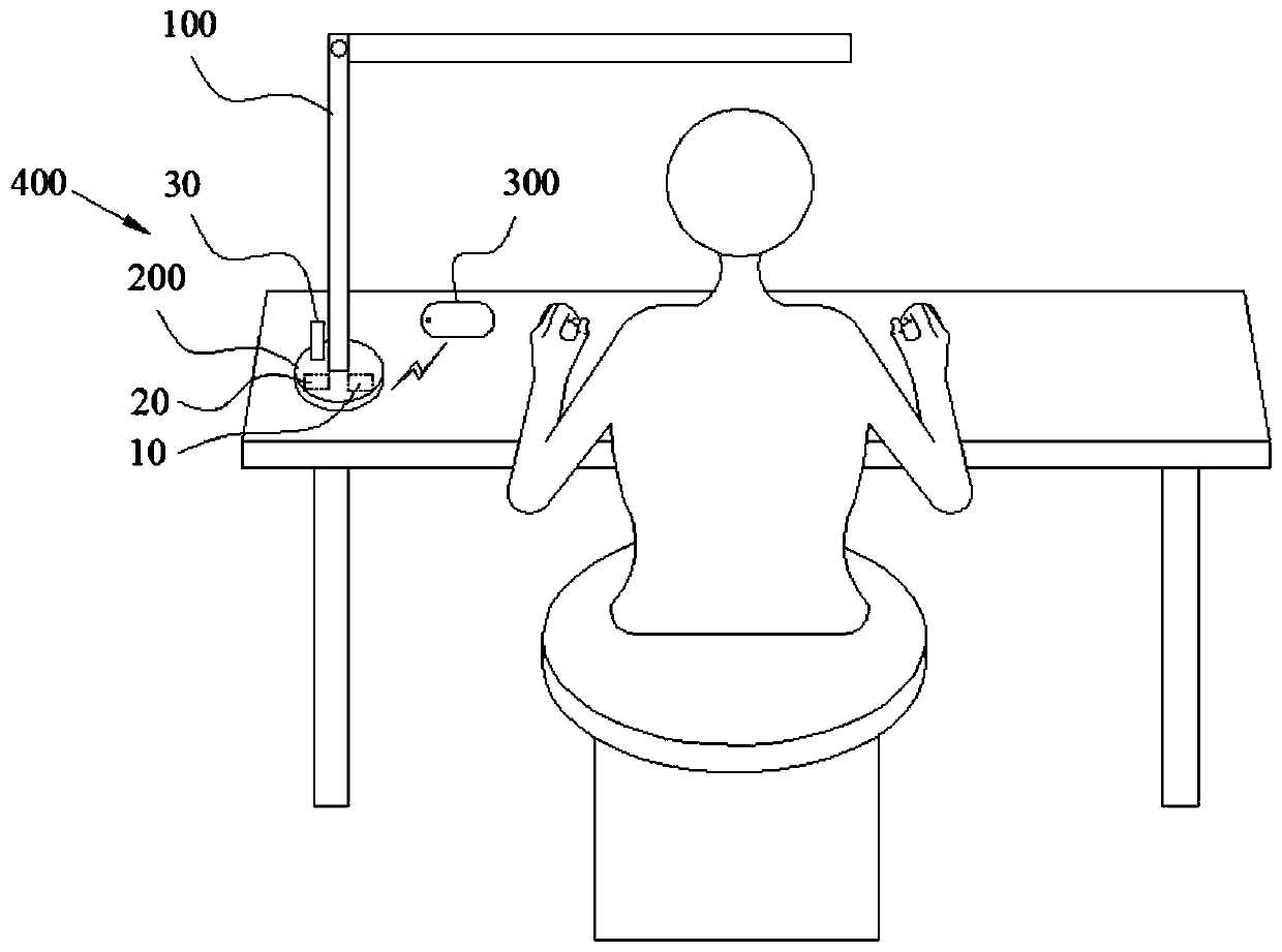 Intelligent terminal, intelligent lamp and control method and system of intelligent lamp