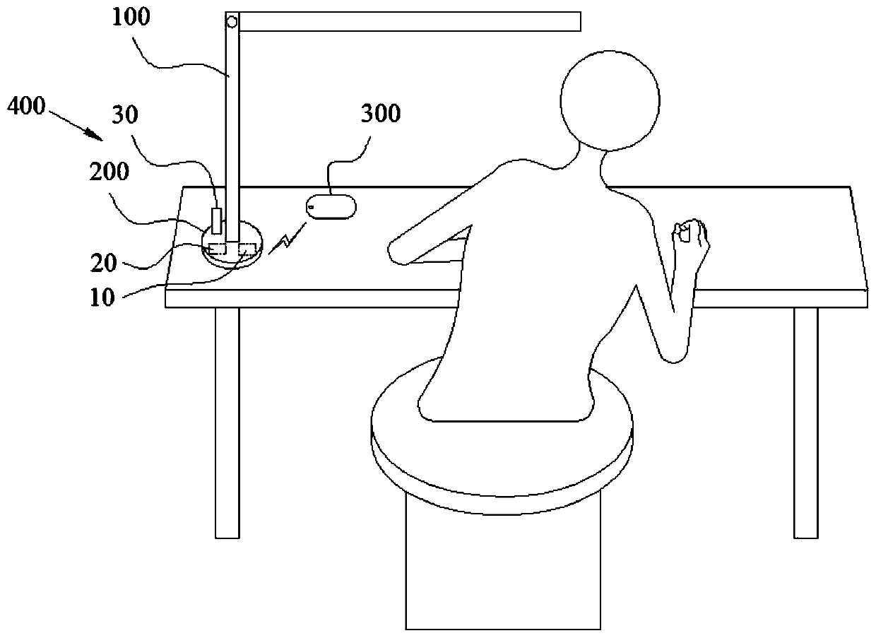 Intelligent terminal, intelligent lamp and control method and system of intelligent lamp