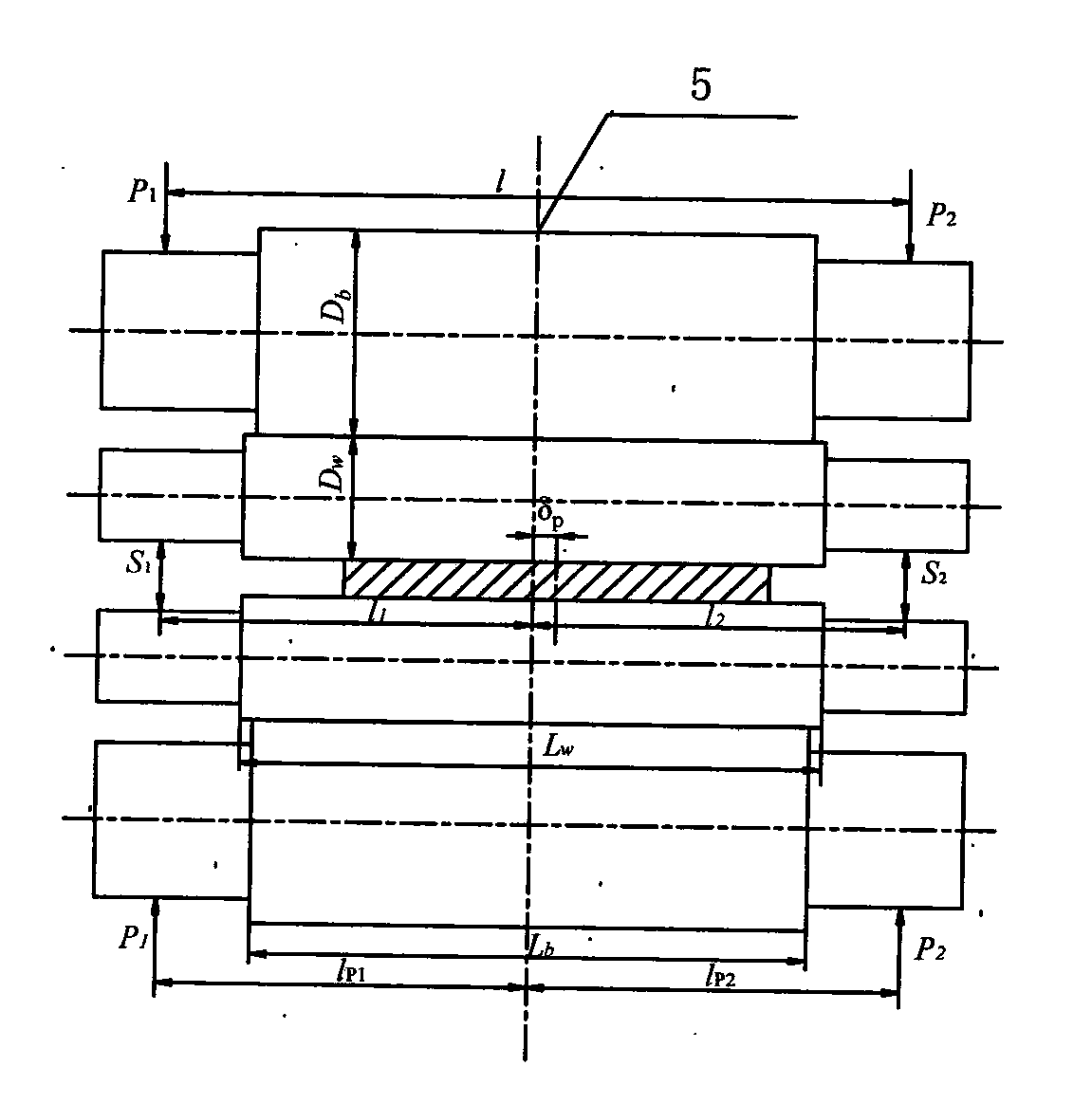 Abnormal shape forecasting method suitable for four-high rolling mill