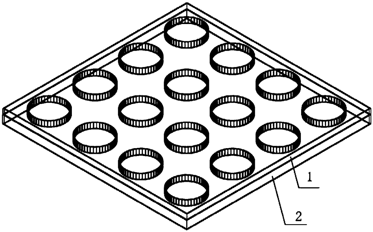 A kind of preparation method of metal nanosieve based on polymer