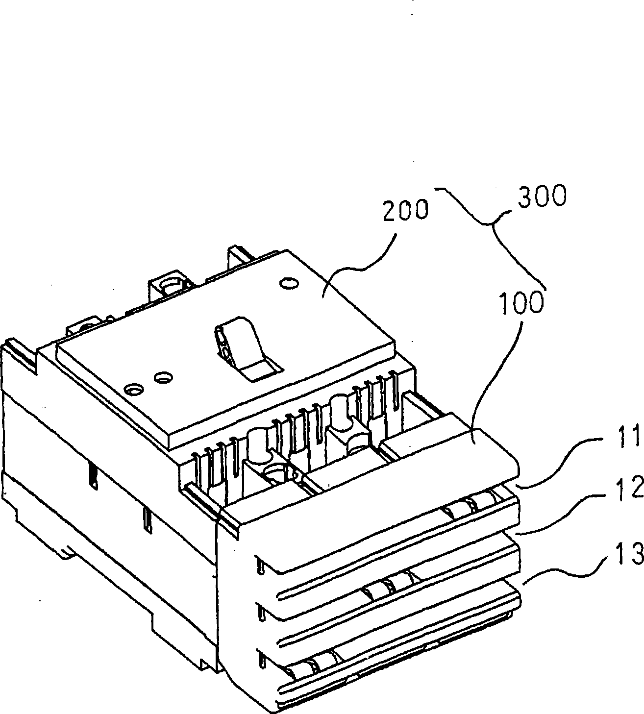 Inserting circuit breaker