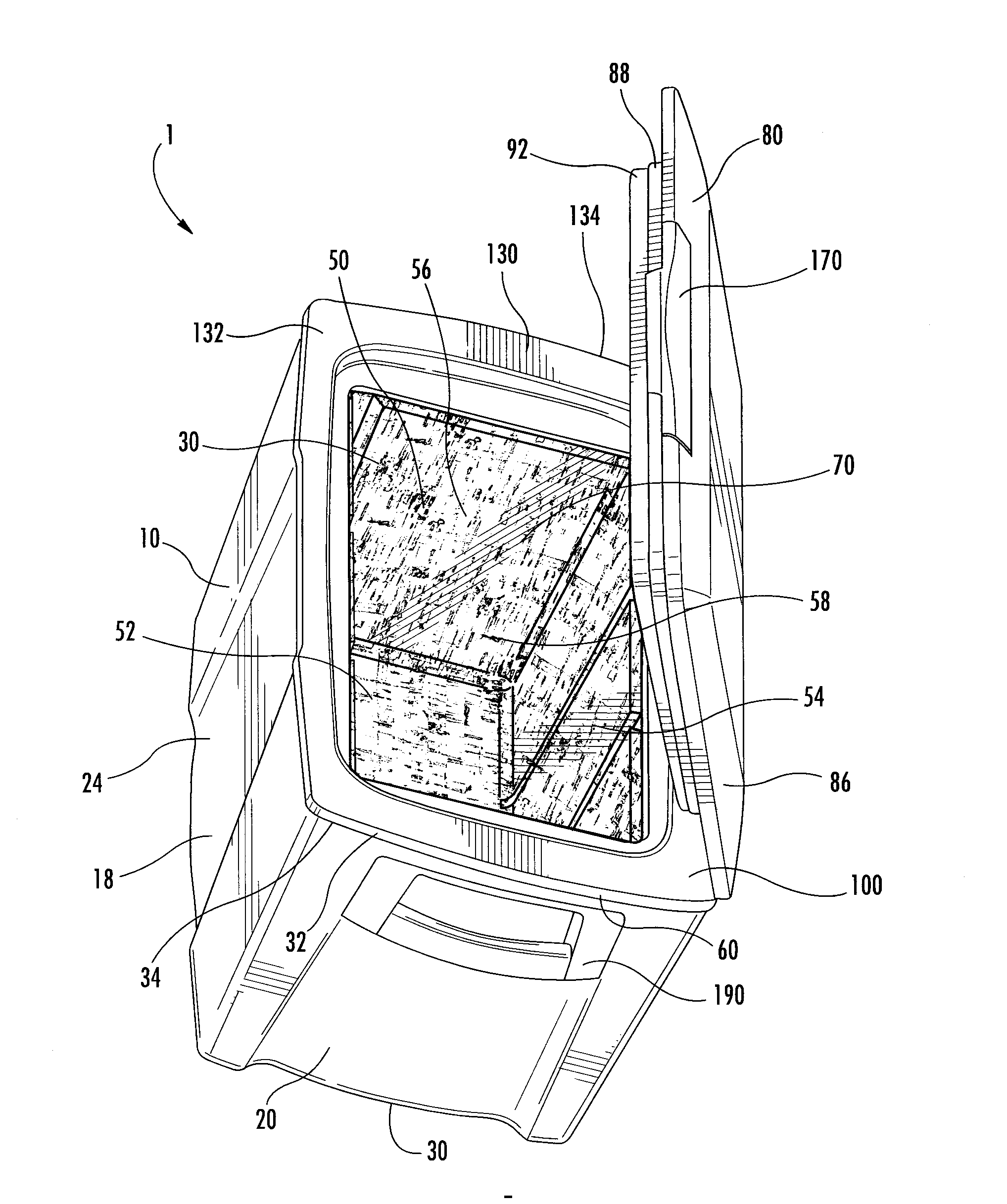 Transportable Transparent Cork-Insulated Cooler