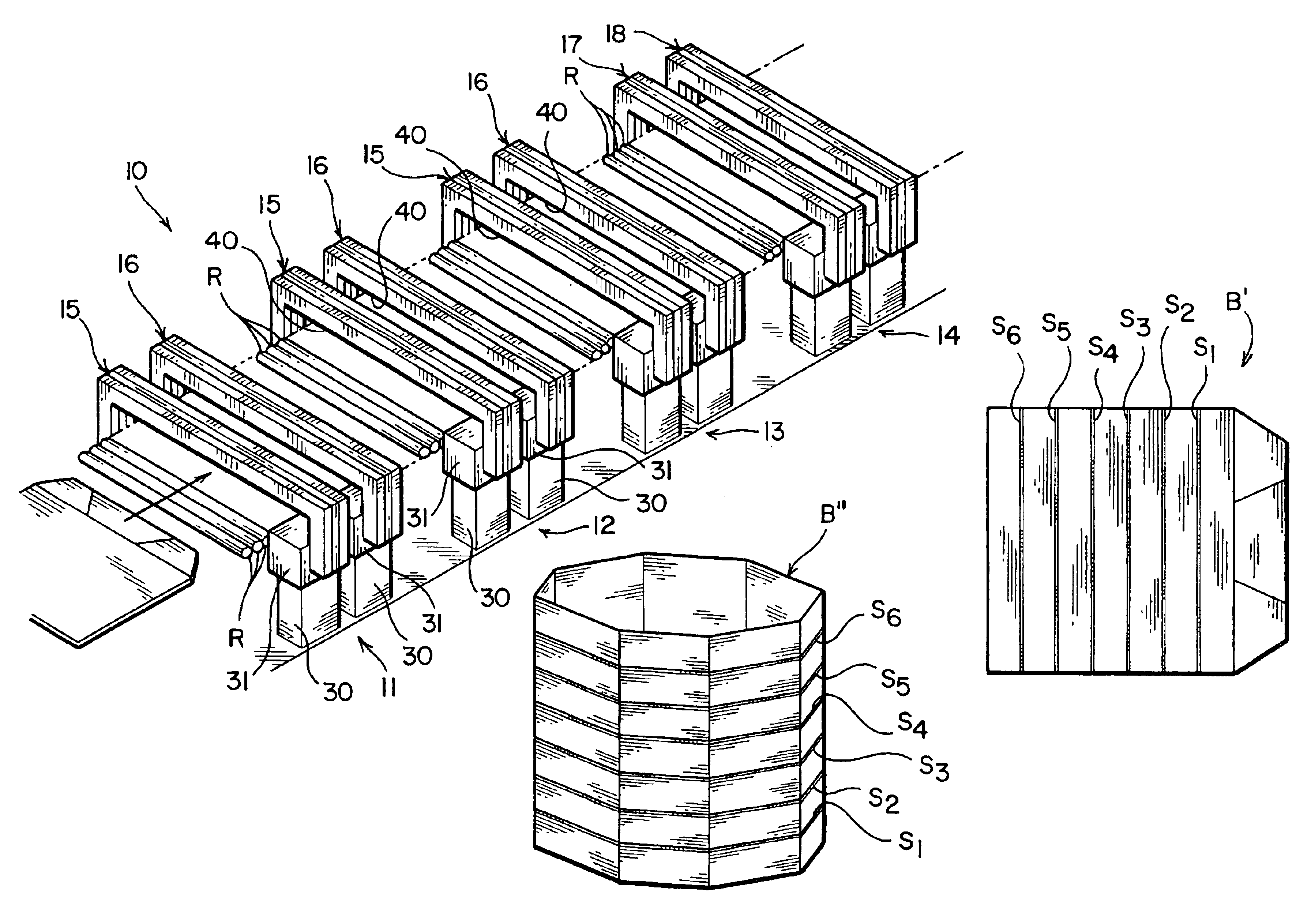 Automated bulk box strapper