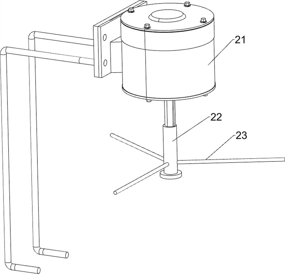 Shaking-up device for collected blood samples in department of hematology