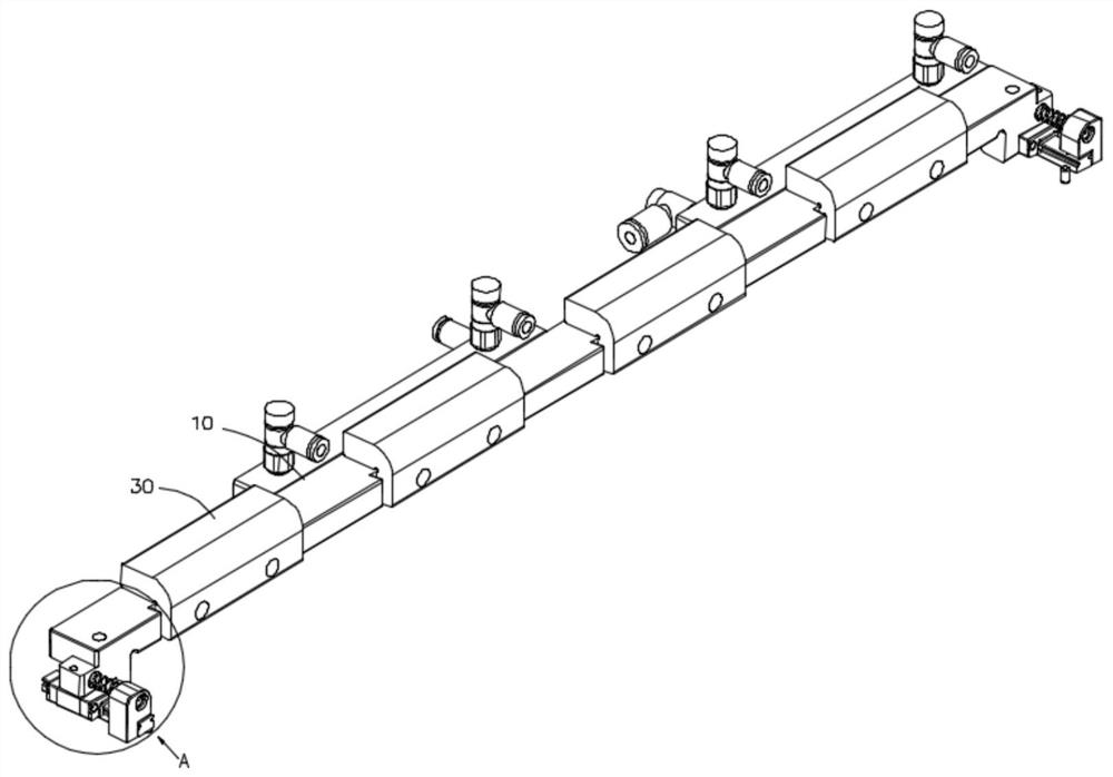 Difference compensation push rod mechanism