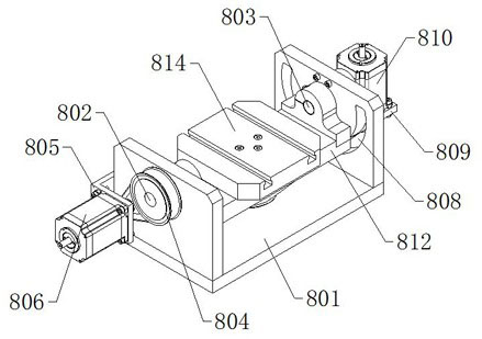 Double-station horizontal machining center complete machine structure and control system thereof