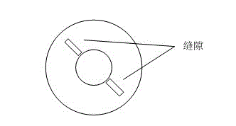 Wireless energy double-frequency receiving device of sensor