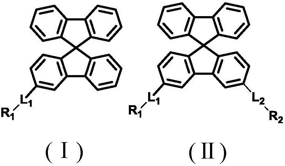 Spirobifluorene derivative and application of spirobifluorene derivative in field of organic electroluminescence