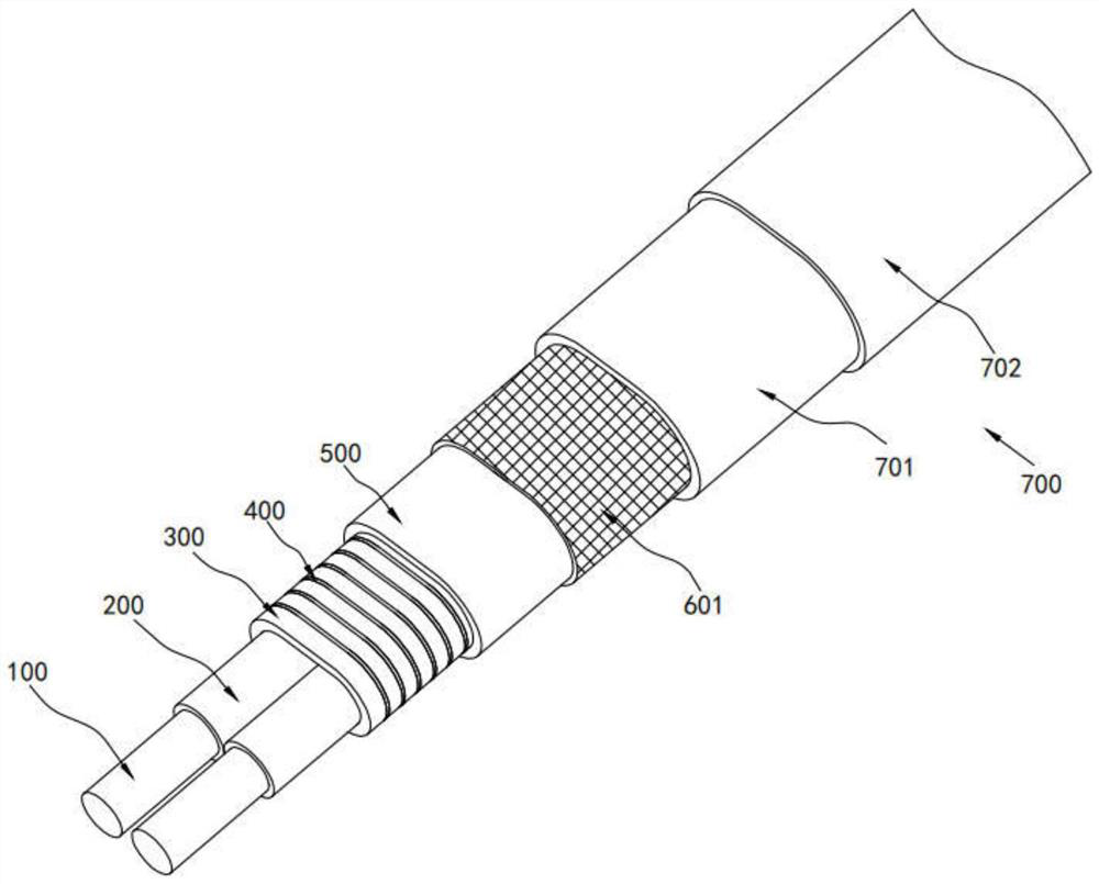 Explosion-proof corrosion-resistant series electric tracing band