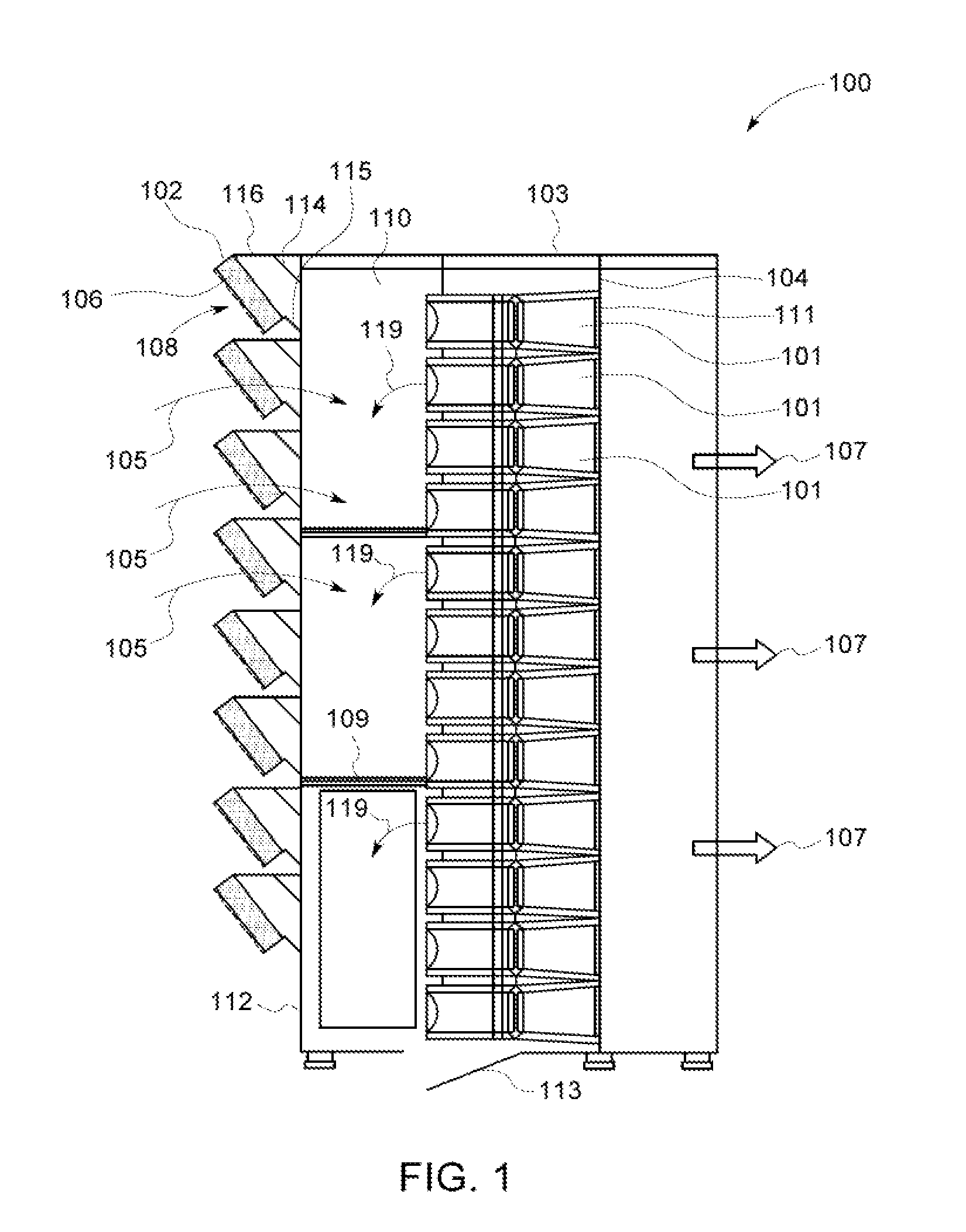 Air intake hood for turbine inlet filter house