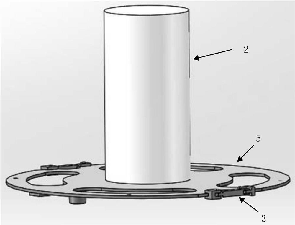 A matrix sensor deployment device and deployment method suitable for deep sea exploration