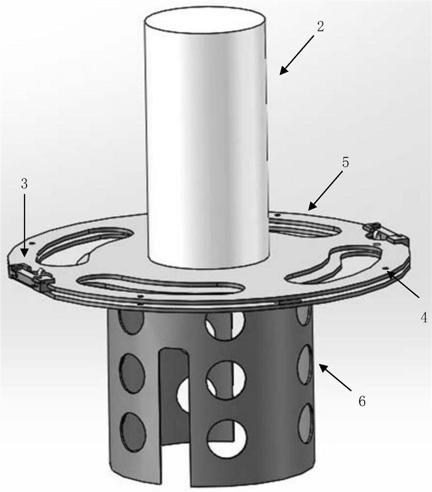 A matrix sensor deployment device and deployment method suitable for deep sea exploration