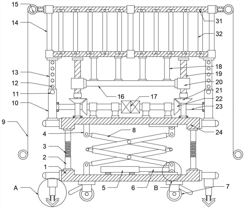 Lifting device for building construction