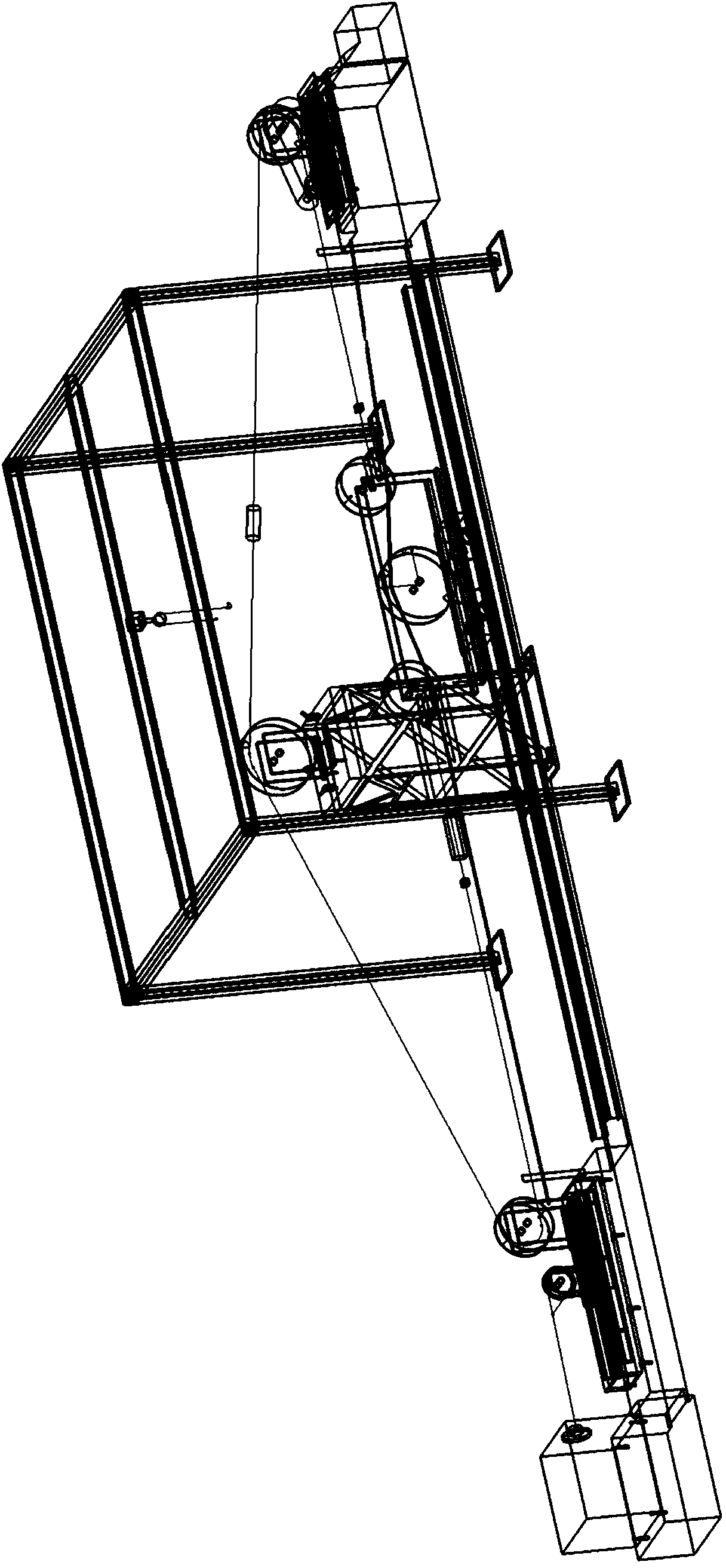 Guide wire detecting device