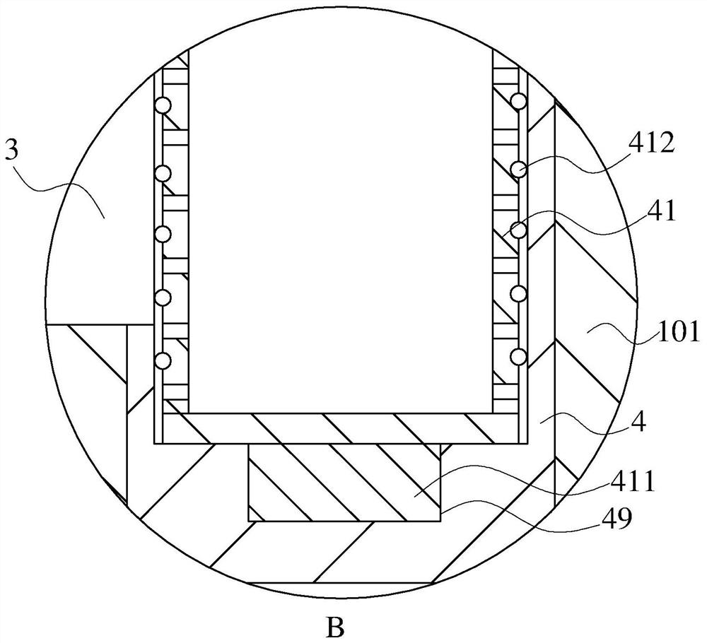 Basement emergency anti-floating structure and construction method thereof