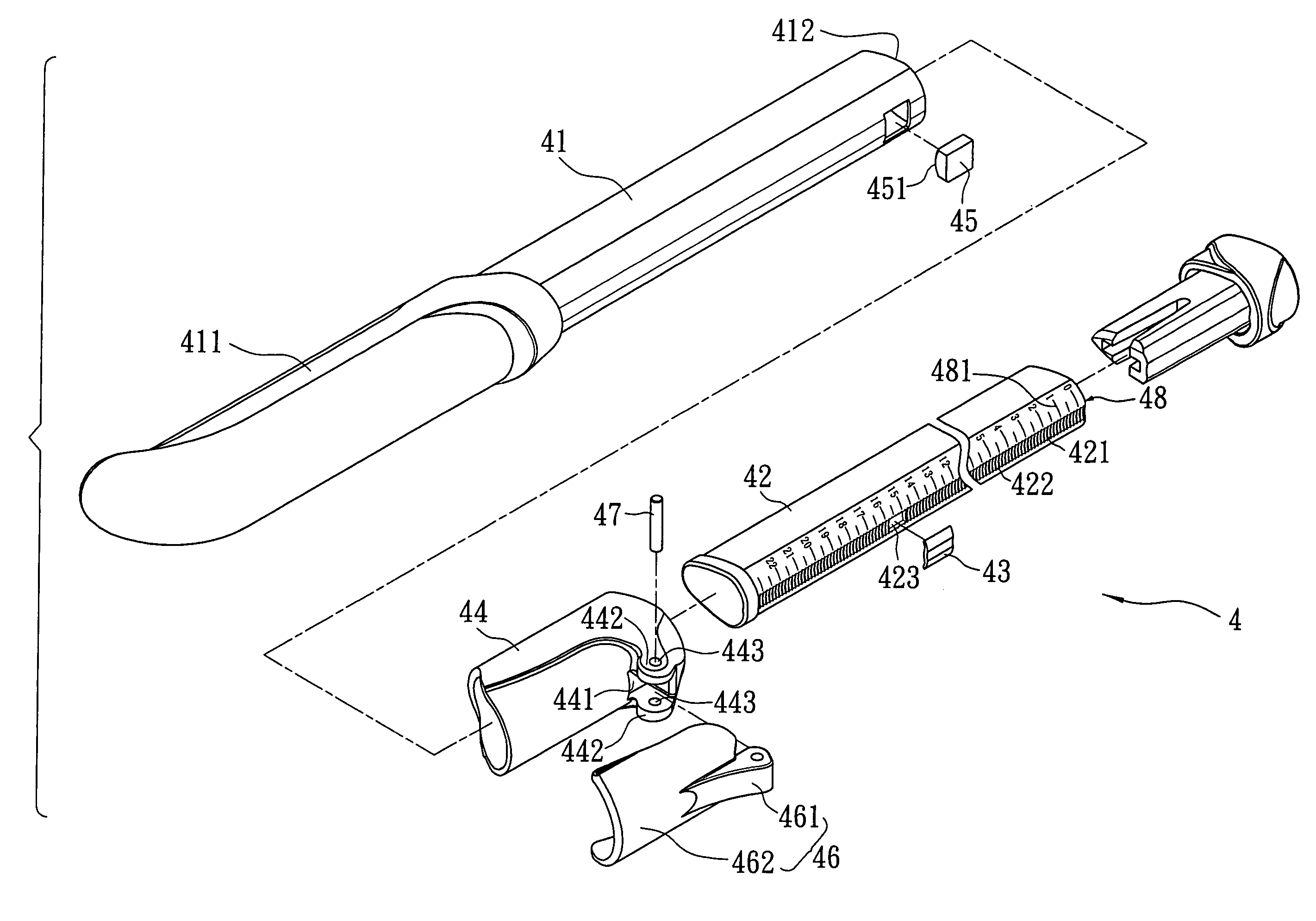 Adjustment structure of garden shears