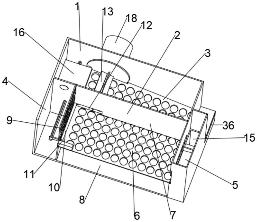 Screening device for flour processing